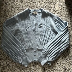 Wilfred Plunge Cardigan Sky Blue Size L